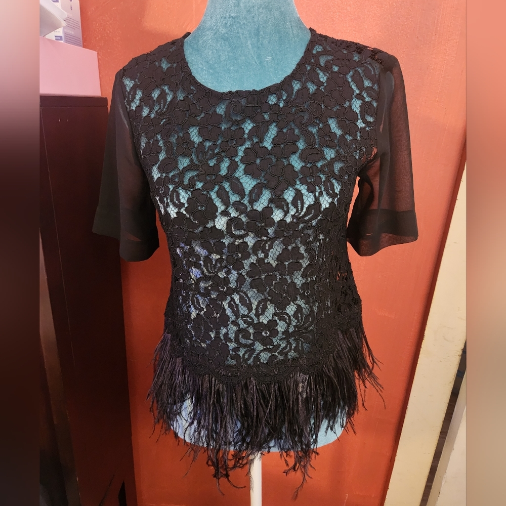 🆕️TOPSHOP see through limited edition blouse
